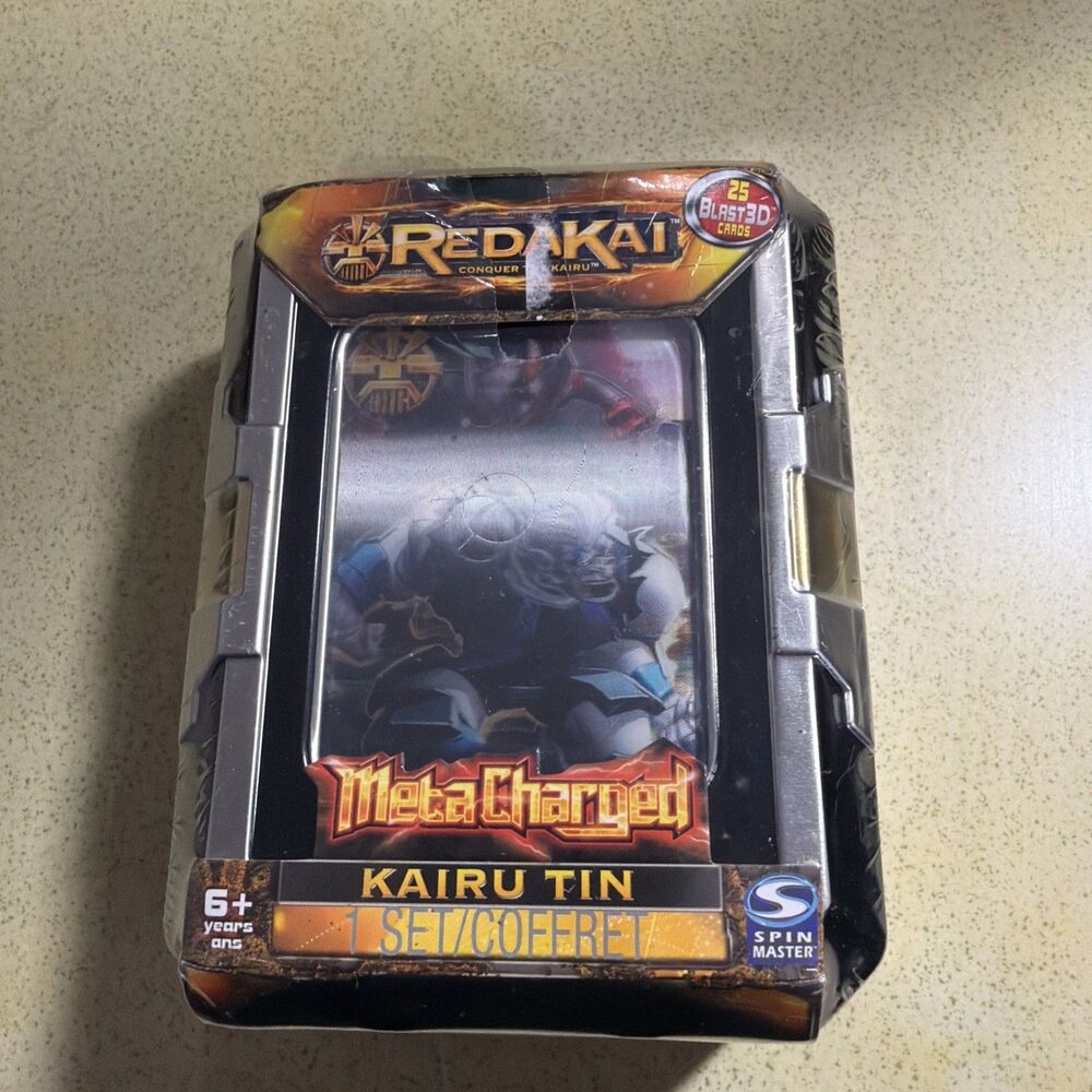 Spin Master Redakai Conquer The Kairu MetaCharged Kairu Tin 1 Set/Coffret